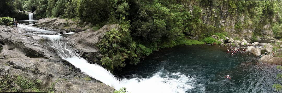 toboggan au canyoning de langevin